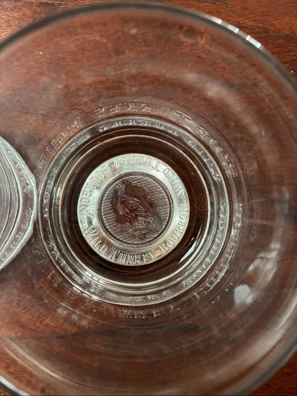 Beautiful Vintage Wild Turkey Bourbon Rocks Glasses x2